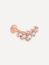 18K rosévergoldet