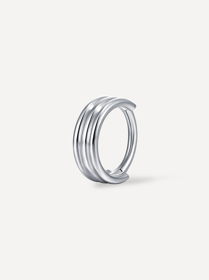 Eternity Plain Triple Hoop Titan Piercing