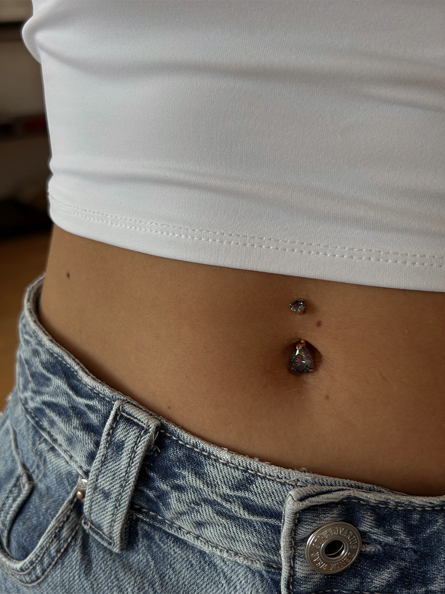 Dreamy Glow Dark Titan Bauchnabelpiercing