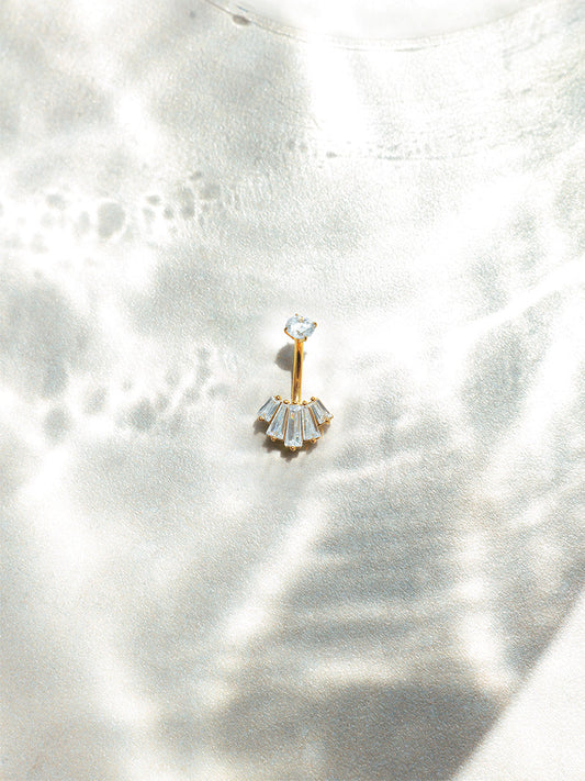 Crystal Cascade Bauchnabelpiercing