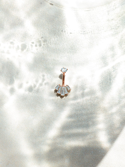 Crystal Cascade Bauchnabelpiercing