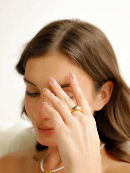 Graceful Dome Ring