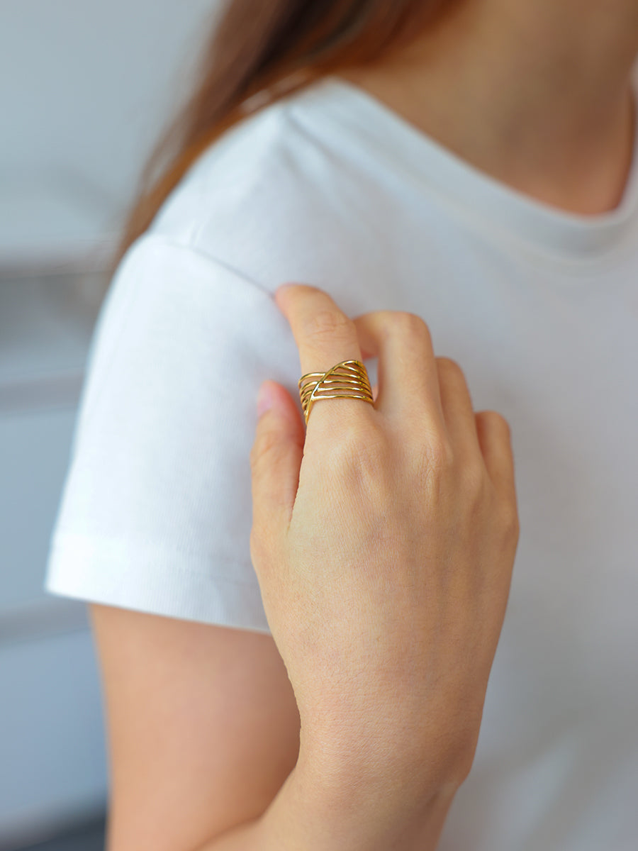 Layered Rhythm Ring