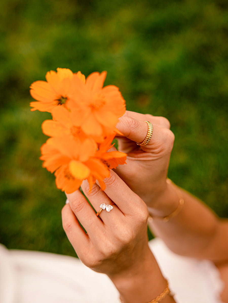 Modern Dot Ring