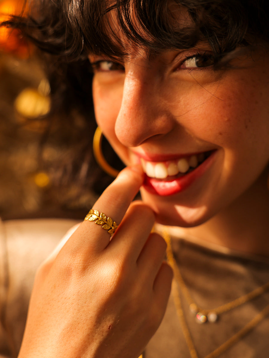 Fresh Leaf Ring