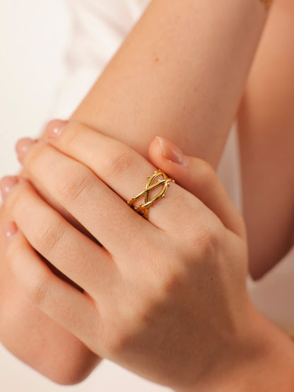 Bold Weave Ring