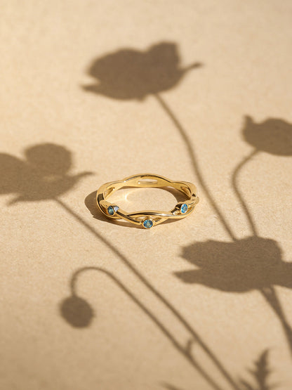 Vivid Azure Ring