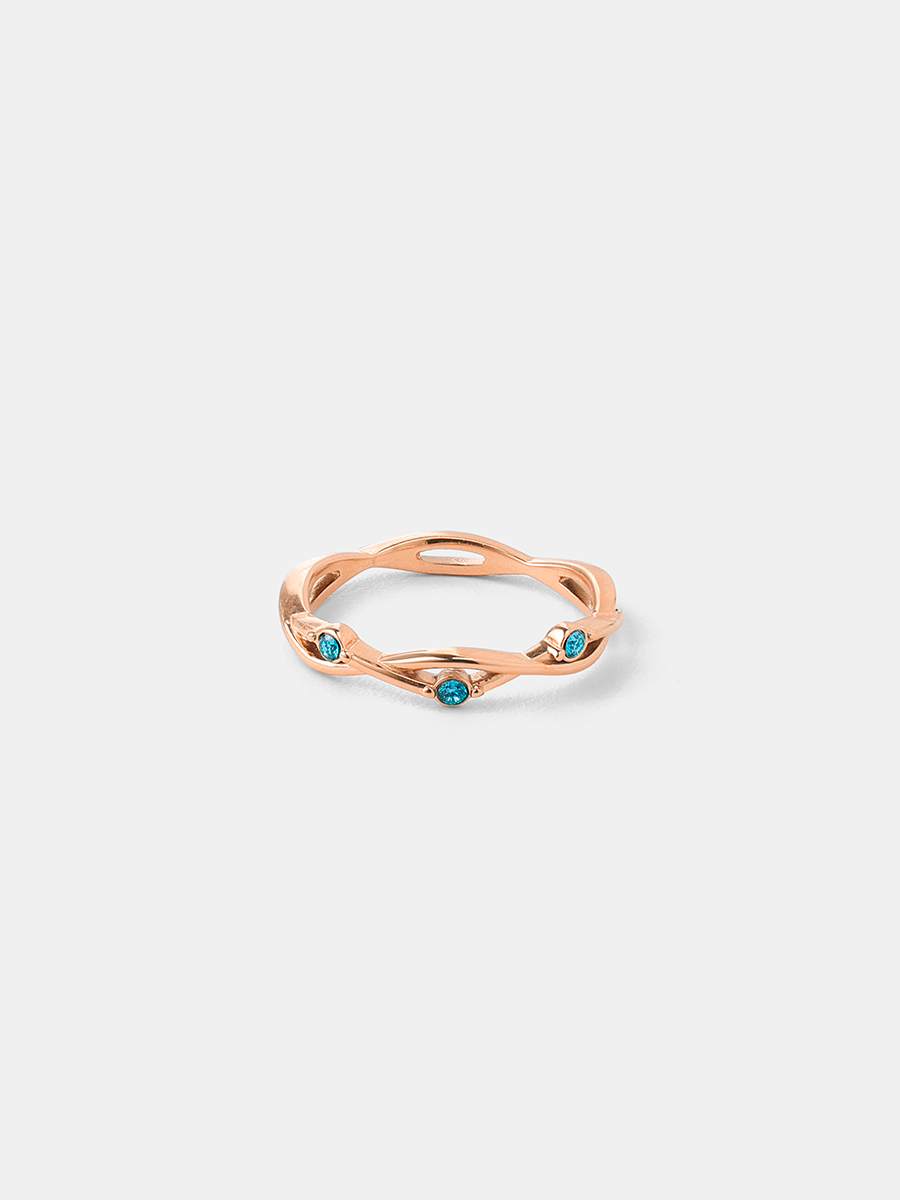 Vivid Azure Ring