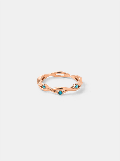 Vivid Azure Ring