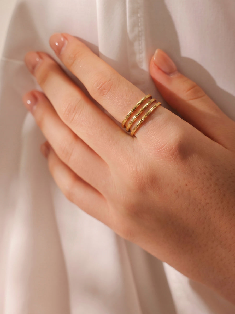Delicate Trio Ring