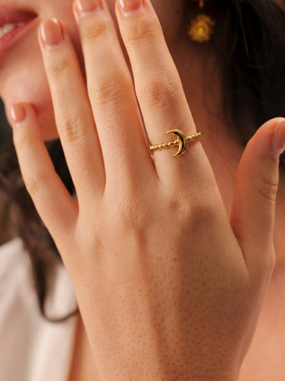 Moon Kiss Ring