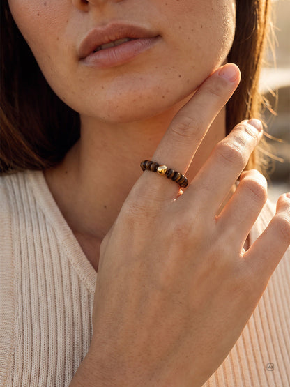 Classic Tiger's Eye Mark Ring