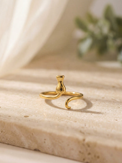 Playful Cat Ring