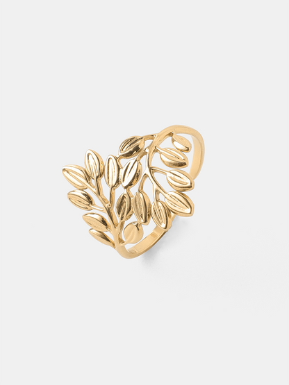 Lush Leaf Ring