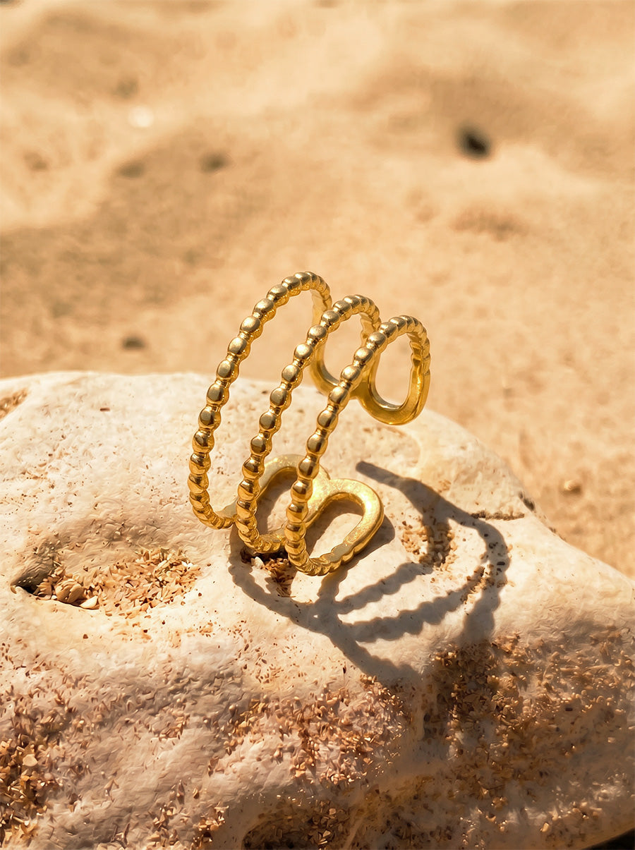 Textured Bead Ring