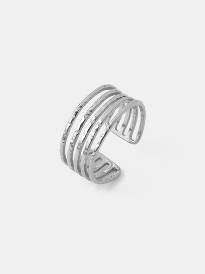 Textured Stack Ring