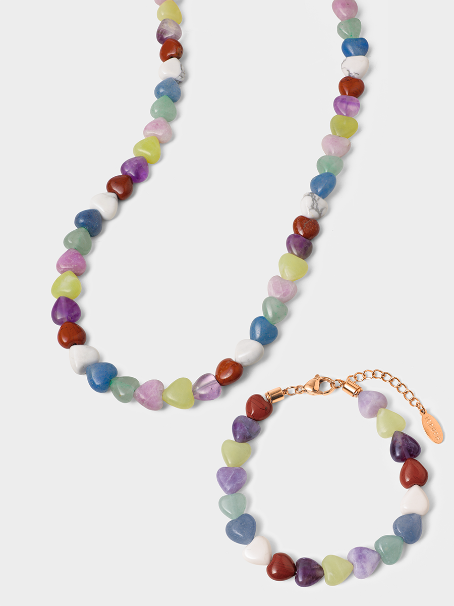 Rainbow Heart Set