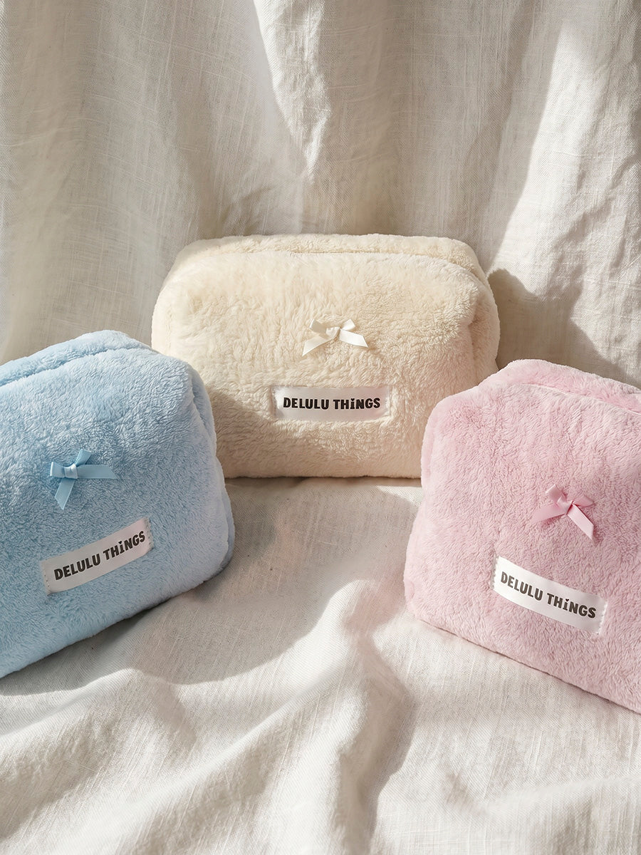 Cream Puff Blue Kosmetiktasche