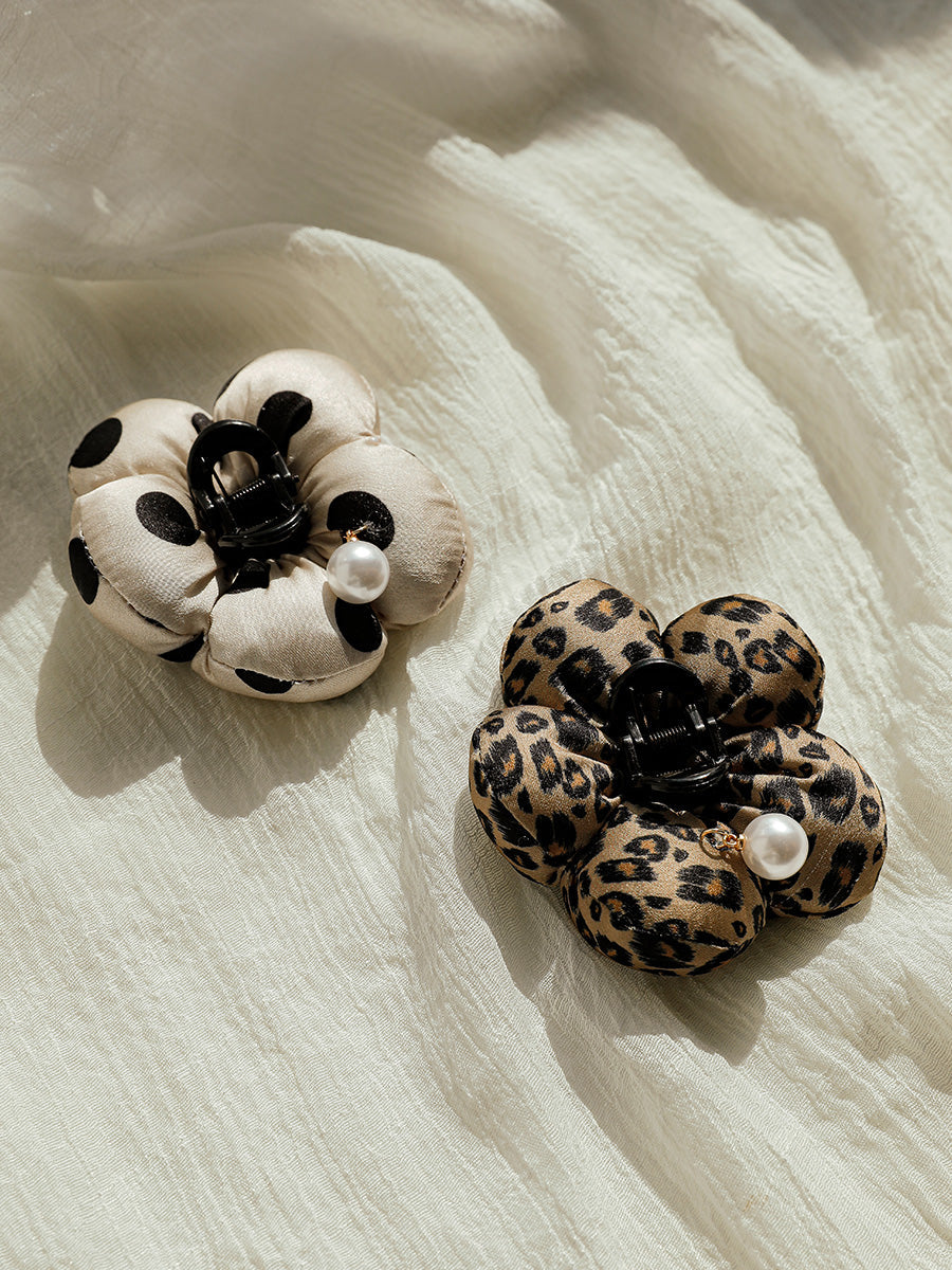 Floral Grace White Haarklammer