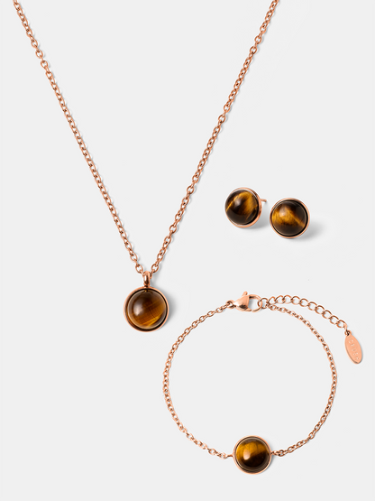 Wandering Wish Tiger's Eye Set
