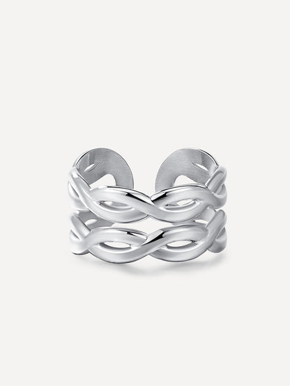 Double Twist Ring